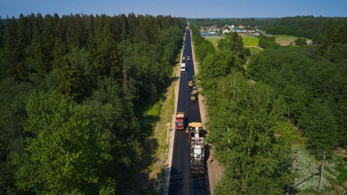 Завершился ремонт трассы Соколово — Мариенбург